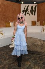 DOVE CAMERON at H&M Loves Coachella Tent at Empire Polo Field 04/14/2017