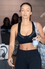 DRAYA MICHELE in Tights Leaves Yoga Class in Beverly Hills 03/31/2017