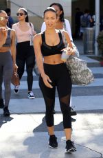 DRAYA MICHELE in Tights Leaves Yoga Class in Beverly Hills 03/31/2017