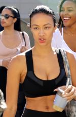 DRAYA MICHELE in Tights Leaves Yoga Class in Beverly Hills 03/31/2017
