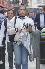 DUA LIPA Leaves Global Radio in London 04/25/2017