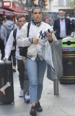 DUA LIPA Leaves Global Radio in London 04/25/2017