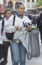 DUA LIPA Leaves Global Radio in London 04/25/2017