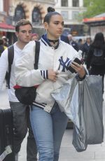 DUA LIPA Leaves Global Radio in London 04/25/2017