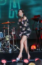 DUA LIPA Performs at Jimmy Kimmel Live 04/20/2017