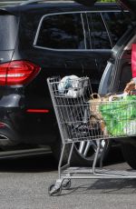 ELISABETTA CANALIS Out for Grocery Shopping at Bristol Farms in Beverly Hills 04/07/2017