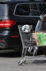 ELISABETTA CANALIS Out for Grocery Shopping at Bristol Farms in Beverly Hills 04/07/2017