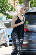 ELIZABETH BANKS Out Hikinig in Los Angeles 04/29/2017