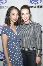 ELIZABETH HENSTRIDGE at Agents of S.H.I.E.L.D. Press Room at WonderCom in Anaheim 04/01/2017