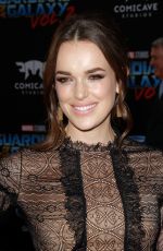 ELIZABETH HENSTRIDGE at Guardians of the Galaxy Vol. 2 Premiere in Hollywood 04/19/2017