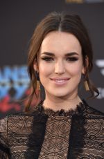 ELIZABETH HENSTRIDGE at Guardians of the Galaxy Vol. 2 Premiere in Hollywood 04/19/2017