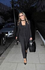 ELIZABETH HURLEY Night Out in London 04/26/2017