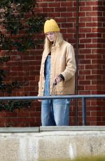 ELLE FANNING on the Set of I Think We