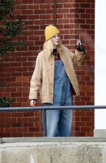 ELLE FANNING on the Set of I Think We