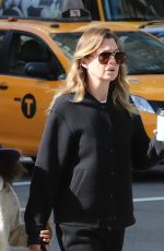 ELLEN POMPEO Out and About in New York City 04/10/2017