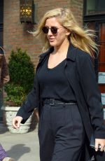 ELLIE GOULDING Leaves Her Hotel in New York 04/13/2017