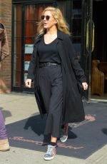 ELLIE GOULDING Leaves Her Hotel in New York 04/13/2017