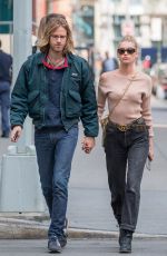 ELSA HOSK and Tom Daly Out and About in New York 04/20/2017