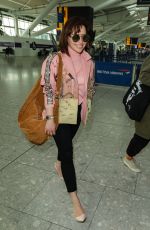 EMILIA CLARKE at Heathrow Airport in London 04/14/2017