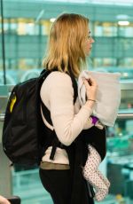 EMILY BLUNT at Heathrow Airport in London 04/17/2017