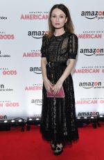 EMILY BROWNING at American Gods Premiere in London 04/06/2017
