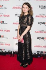 EMILY BROWNING at American Gods Premiere in London 04/06/2017