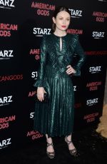 EMILY BROWNING at American Gods Premiere in Los Angeles 04/20/2017