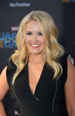 EMILY OSMENT at Guardians of the Galaxy Vol. 2 Premiere in Hollywood 04/19/2017