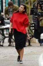 EMILY RATAJKOWSKI at DKNY Commercial in New York 04/26/2017