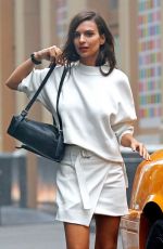 EMILY RATAJKOWSKI on the Set of a DKNY Commercial in New York 04/26/2017