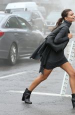 EMILY RATAJKOWSKI on the Set of a Photoshoot for DKNY Campaign in New York 04/25/2017