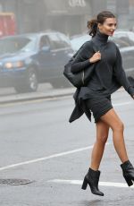 EMILY RATAJKOWSKI on the Set of a Photoshoot for DKNY Campaign in New York 04/25/2017