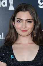 EMILY ROBINSON at 2017 Glaad Media Awards in Los Angeles 04/01/2017