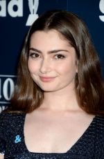 EMILY ROBINSON at 2017 Glaad Media Awards in Los Angeles 04/01/2017