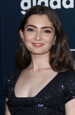 EMILY ROBINSON at 2017 Glaad Media Awards in Los Angeles 04/01/2017