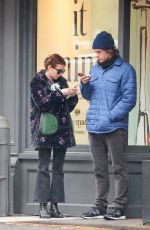 EMMA ROBERTS and Evan Peters Out in New York 04/04/2017
