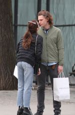 EMMA ROBERTS and Evan Peters Out in New York 04/23/2017