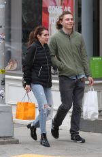 EMMA ROBERTS and Evan Peters Out in New York 04/23/2017