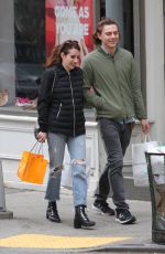 EMMA ROBERTS and Evan Peters Out in New York 04/23/2017