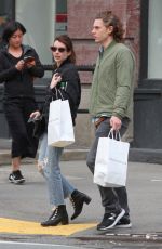 EMMA ROBERTS and Evan Peters Out in New York 04/23/2017