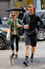 EMMA ROBERTS and Evan Peters Out in New York 04/26/2017