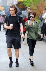 EMMA ROBERTS and Evan Peters Out in New York 04/26/2017