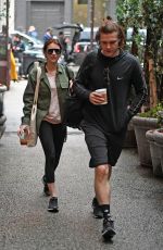 EMMA ROBERTS and Evan Peters Out in New York 04/26/2017