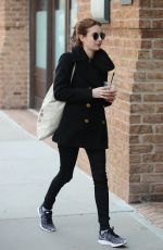 EMMA ROBERTS Out and About in New York 04/02/2017