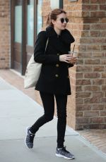 EMMA ROBERTS Out and About in New York 04/02/2017