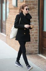 EMMA ROBERTS Out and About in New York 04/02/2017