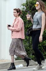 EMMA ROBERTS Out in West Hollywood 04/08/2017