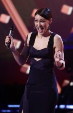 EMMA WILLIS Hosting The Voice Final Show in London 04/01/2017