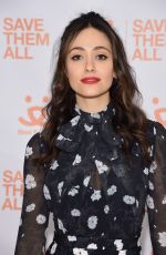 EMMY ROSSUM at 2017 Best Friends Benefit to Save Them All in New York 04/03/2017