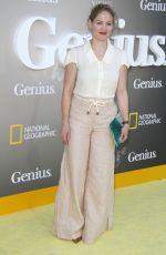 ERIKA CHRISTENSEN at National Geographic’s Genius Premiere in Los Angeles 04/24/2017